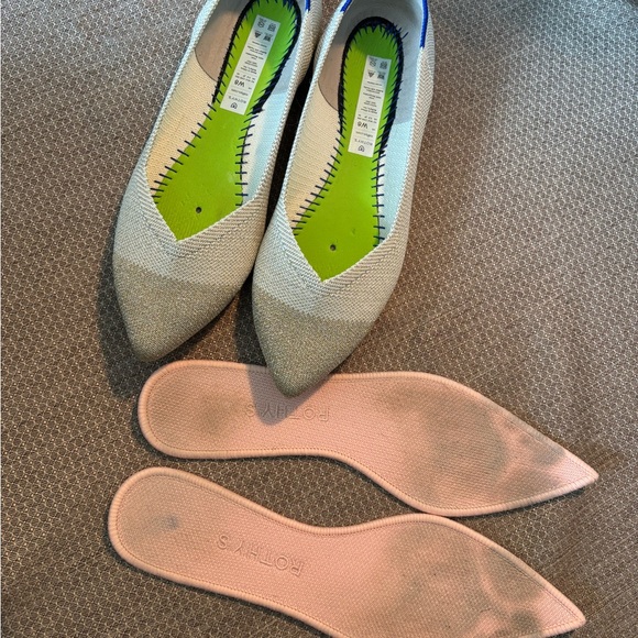 Rothy’s The Point Diamond Metallic 8 - Picture 6 of 6